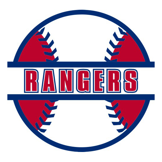 Baseball Texas Rangers Logo iron on paper